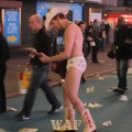 The Naked Cowboy - not the Original... the man has his own franchising going on while he is nice and warm in Miami LOL