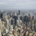 Vista da cidade no Empire State Building