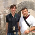 Fahredin Shehu and Evan Reil in Bosnia