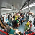 Dança Contato-Improvisação no Trem, a expressão não tem limites