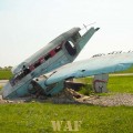 the side of a downed airplane in Joliet (IL)