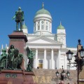 the Senate Square and Cathedral in Helsinki, Finland