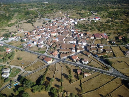 Vista aérea de Valdelacasa