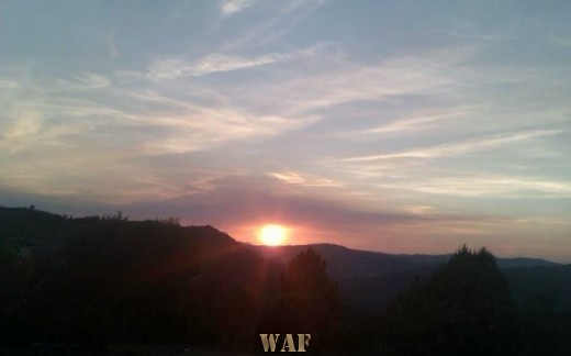 Sun set in Douro Valley