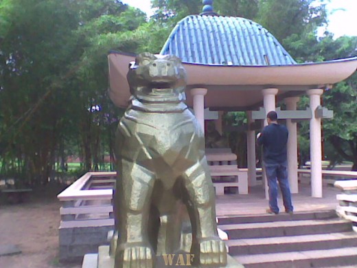Leão do Buda - Recanto Japonês