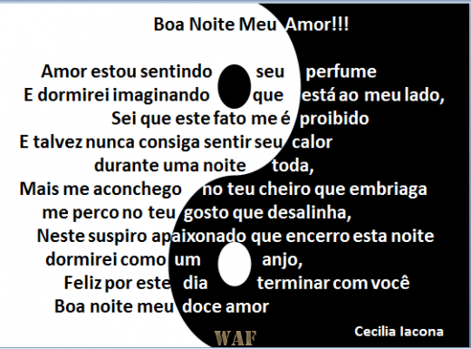 Boa Noite meu amor!!!