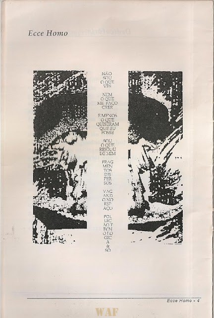 ECCE HOMO * POEMA POSTER, Edicao CURUPIRA 1996