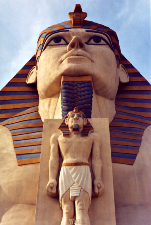 an Egyptian Monument in Las Vegas