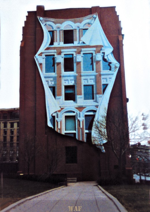 a painting on the side of a Montreal building